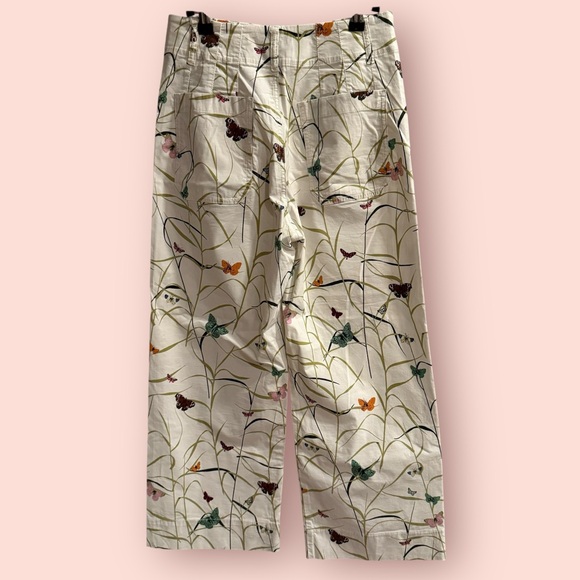 Anthropologie Maeve Colette Cropped Butterfly Pants - Picture 5 of 8